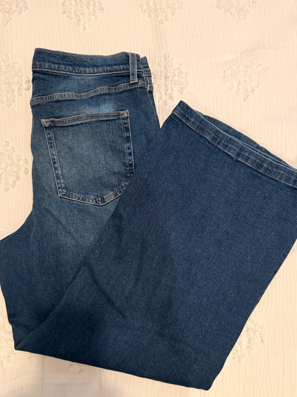 GAP High Rise Stride Wide Leg Jeans